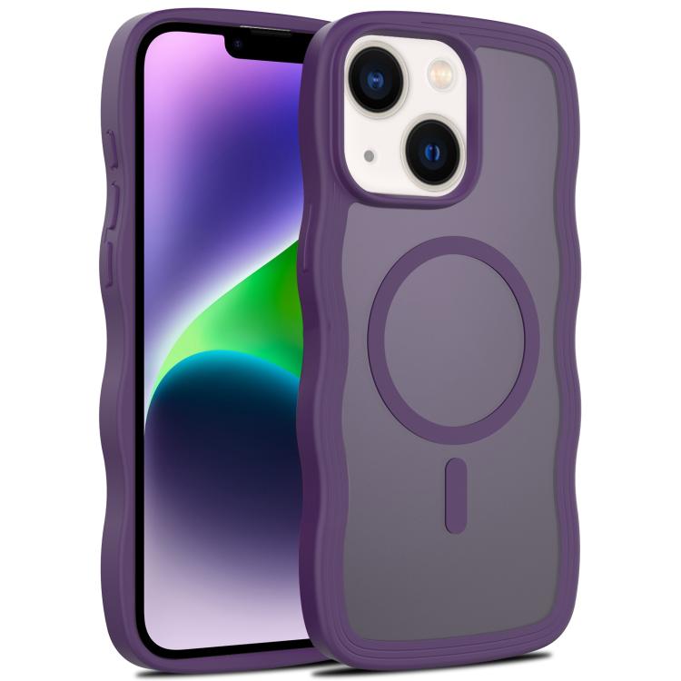 Skin Feel Wave Texture MagSafe Phone Case