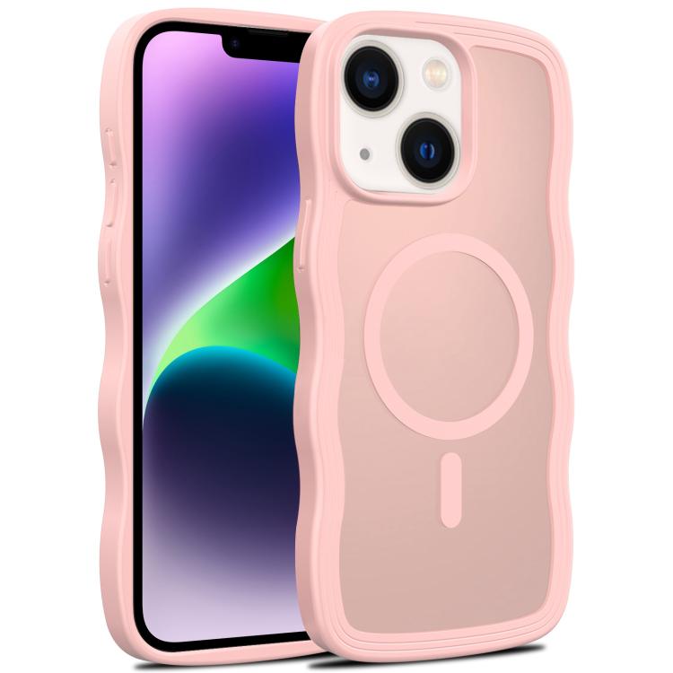 Skin Feel Wave Texture MagSafe Phone Case