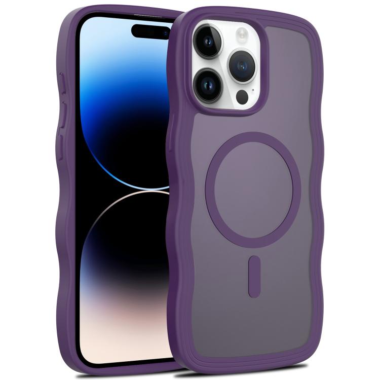 Skin Feel Wave Texture MagSafe Phone Case