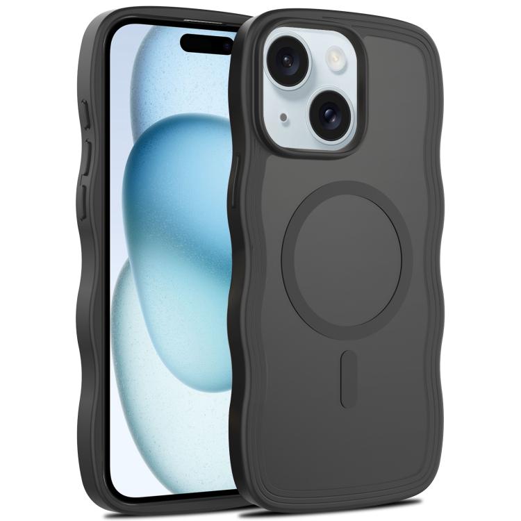 Skin Feel Wave Texture MagSafe Phone Case