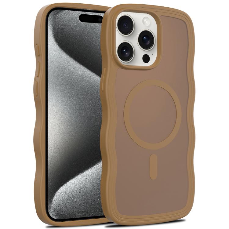 Skin Feel Wave Texture MagSafe Phone Case