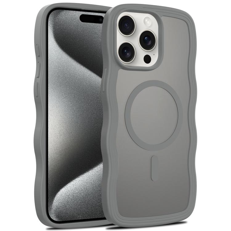 Skin Feel Wave Texture MagSafe Phone Case