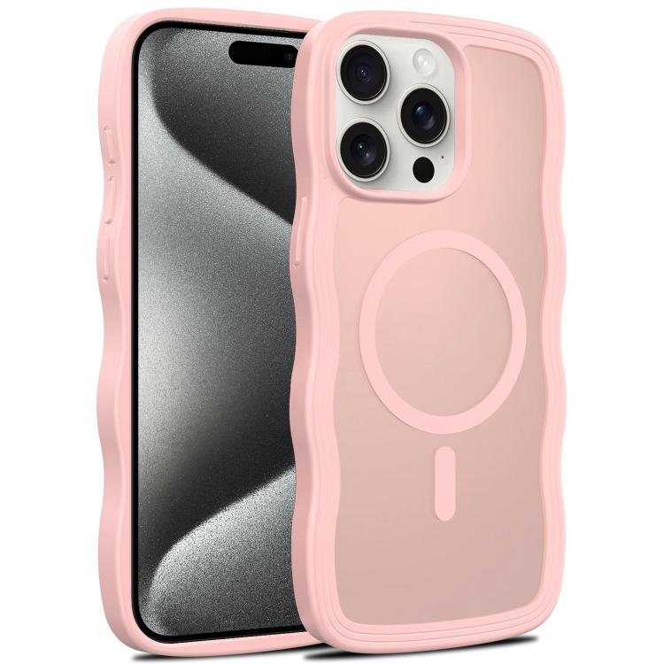 Skin Feel Wave Texture MagSafe Phone Case