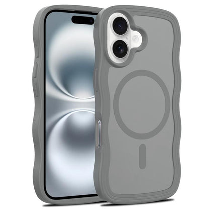 Skin Feel Wave Texture MagSafe Phone Case