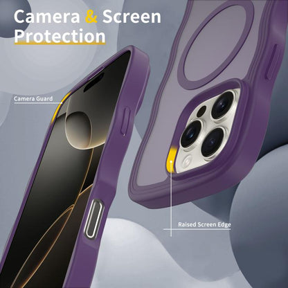 Skin Feel Wave Texture MagSafe Phone Case