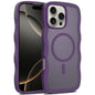 Skin Feel Wave Texture MagSafe Phone Case, For iPhone 17e / 16e, For iPhone 17, For iPhone Air, For iPhone 16 Pro Max