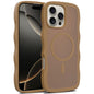 Skin Feel Wave Texture MagSafe Phone Case, For iPhone 17e / 16e, For iPhone 17, For iPhone Air, For iPhone 16 Pro Max