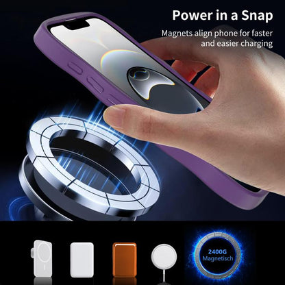 Skin Feel Wave Texture MagSafe Phone Case, For iPhone 17e / 16e, For iPhone 17, For iPhone Air, For iPhone 16 Pro Max