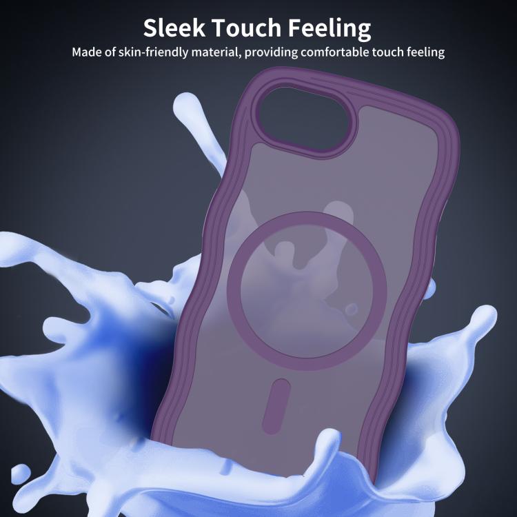 Skin Feel Wave Texture MagSafe Phone Case, For iPhone 17e / 16e, For iPhone 17, For iPhone Air, For iPhone 16 Pro Max