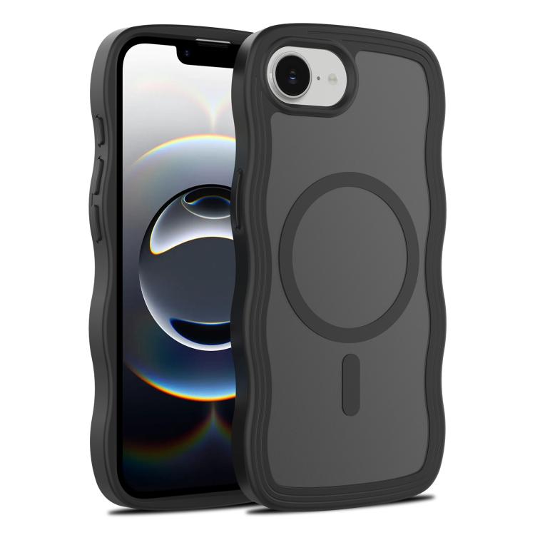 Skin Feel Wave Texture MagSafe Phone Case, For iPhone 17e / 16e, For iPhone 17, For iPhone Air, For iPhone 16 Pro Max