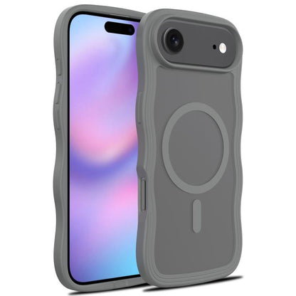 Skin Feel Wave Texture MagSafe Phone Case, For iPhone 17e / 16e, For iPhone 17, For iPhone Air, For iPhone 16 Pro Max