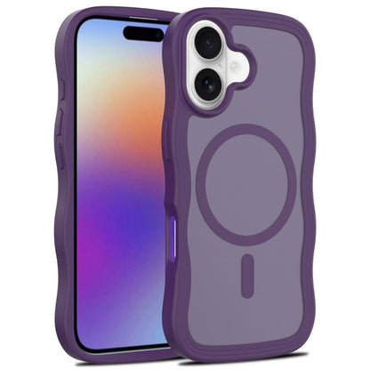 Skin Feel Wave Texture MagSafe Phone Case, For iPhone 17e / 16e, For iPhone 17, For iPhone Air, For iPhone 16 Pro Max
