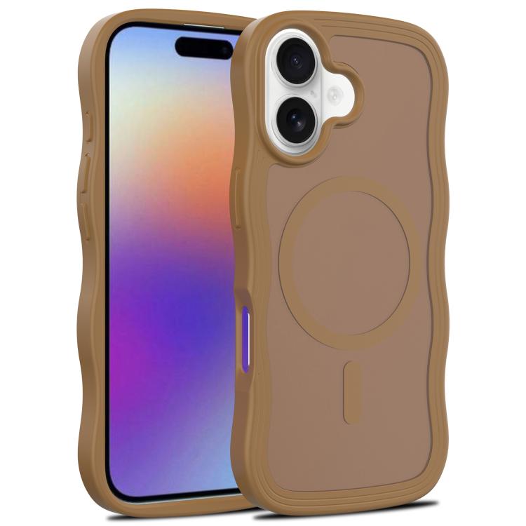 Skin Feel Wave Texture MagSafe Phone Case, For iPhone 17e / 16e, For iPhone 17, For iPhone Air, For iPhone 16 Pro Max