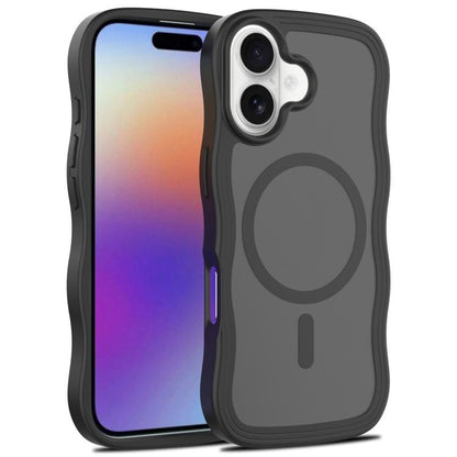 Skin Feel Wave Texture MagSafe Phone Case, For iPhone 17e / 16e, For iPhone 17, For iPhone Air, For iPhone 16 Pro Max
