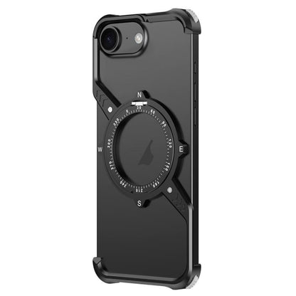 S Shaped 360 Holder Airbag Frameless MagSafe Metal Phone Case