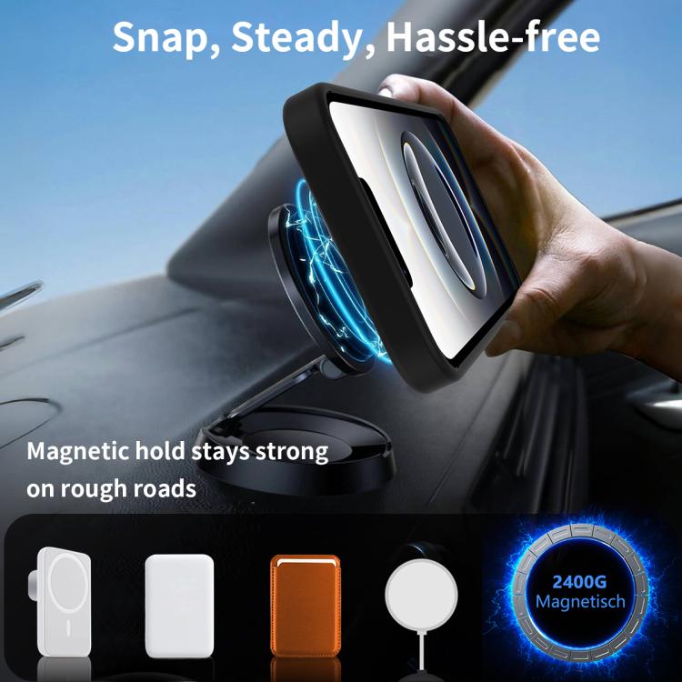 Frosted Holder PC Hybrid TPU MagSafe Phone Case, For iPhone 16e, For iPhone 16 Pro Max, For iPhone 16 Pro, For iPhone 16 Plus