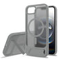 Frosted Holder PC Hybrid TPU MagSafe Phone Case, For iPhone 16e, For iPhone 16 Pro Max, For iPhone 16 Pro, For iPhone 16 Plus