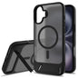 Frosted Holder PC Hybrid TPU MagSafe Phone Case, For iPhone 16e, For iPhone 16 Pro Max, For iPhone 16 Pro, For iPhone 16 Plus