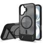 Frosted Holder PC Hybrid TPU MagSafe Phone Case, For iPhone 16, For iPhone 15 Pro Max, For iPhone 15 Pro, For iPhone 15 Plus