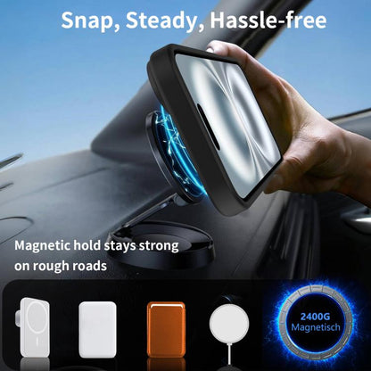 Frosted Holder PC Hybrid TPU MagSafe Phone Case, For iPhone 16, For iPhone 15 Pro Max, For iPhone 15 Pro, For iPhone 15 Plus