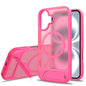 Frosted Holder PC Hybrid TPU MagSafe Phone Case, For iPhone 16, For iPhone 15 Pro Max, For iPhone 15 Pro, For iPhone 15 Plus