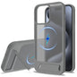 Frosted Holder PC Hybrid TPU MagSafe Phone Case, For iPhone 15, For iPhone 14 Plus, For iPhone 14, For iPhone 14 Pro