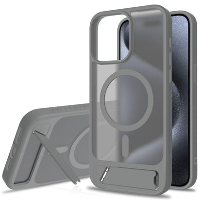 Frosted Holder PC Hybrid TPU MagSafe Phone Case, For iPhone 14 Pro Max, For iPhone 13 Pro Max, For iPhone 13 Pro, For iPhone 13