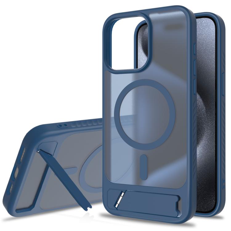 Frosted Holder PC Hybrid TPU MagSafe Phone Case, For iPhone 14 Pro Max, For iPhone 13 Pro Max, For iPhone 13 Pro, For iPhone 13