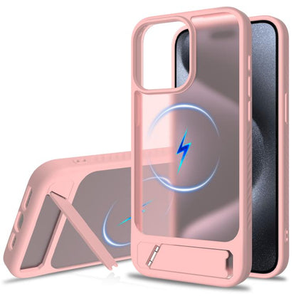 Frosted Holder PC Hybrid TPU MagSafe Phone Case, For iPhone 14 Pro Max, For iPhone 13 Pro Max, For iPhone 13 Pro, For iPhone 13