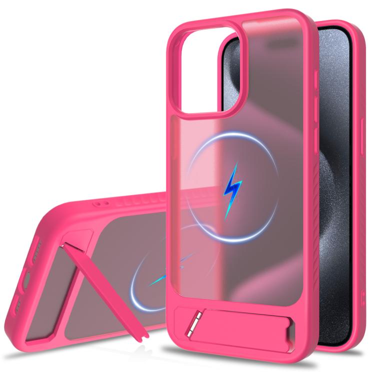 Frosted Holder PC Hybrid TPU MagSafe Phone Case, For iPhone 14 Pro Max, For iPhone 13 Pro Max, For iPhone 13 Pro, For iPhone 13