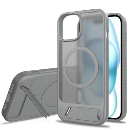 Frosted Holder PC Hybrid TPU MagSafe Phone Case, For iPhone 14 Pro Max, For iPhone 13 Pro Max, For iPhone 13 Pro, For iPhone 13