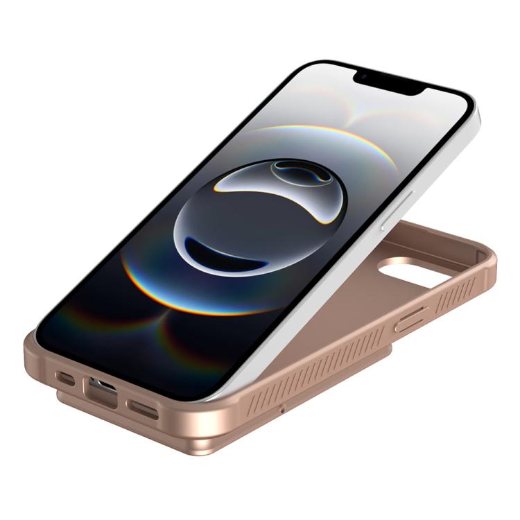 Skin Feel TPU Hidden Mirror Card Bag Phone Case with Stand, For iPhone 16e, For iPhone 16 Pro Max, For iPhone 16 Pro, For iPhone 16 Plus