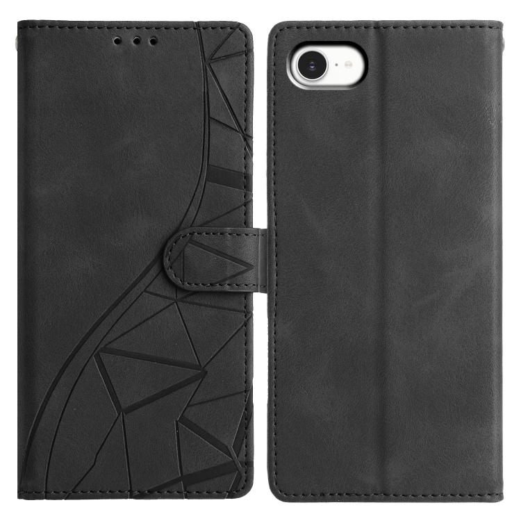 Triangles Embossed Leather Phone Case