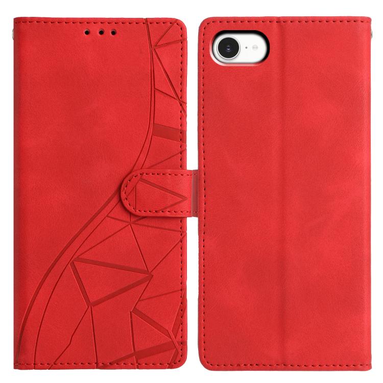 Triangles Embossed Leather Phone Case