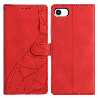 Triangles Embossed Leather Phone Case