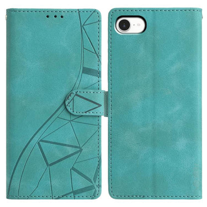 Triangles Embossed Leather Phone Case