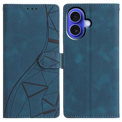 Triangles Embossed Leather Phone Case