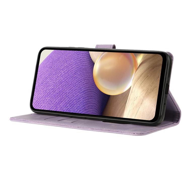 Triangles Embossed Leather Phone Case