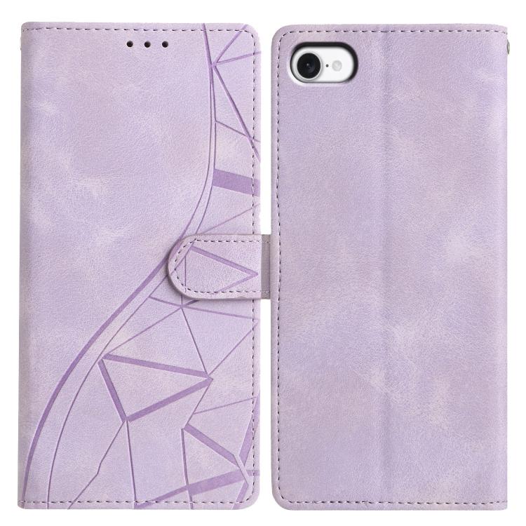 Triangles Embossed Leather Phone Case