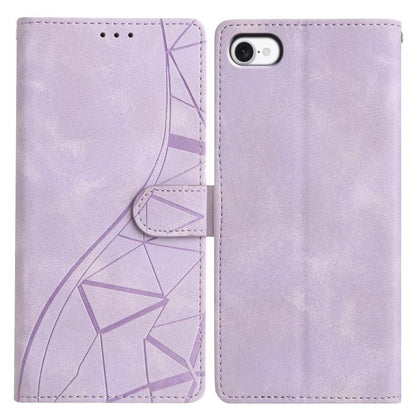 Triangles Embossed Leather Phone Case