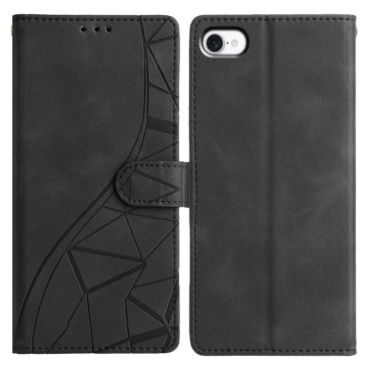 Triangles Embossed Leather Phone Case