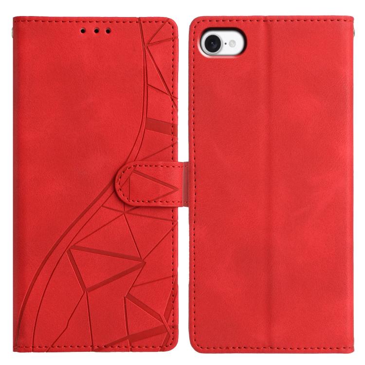 Triangles Embossed Leather Phone Case