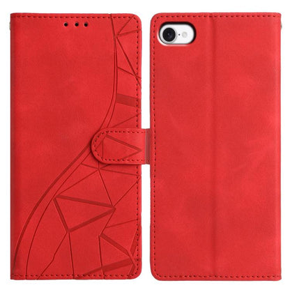 Triangles Embossed Leather Phone Case