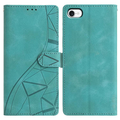 Triangles Embossed Leather Phone Case