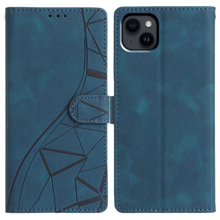 Triangles Embossed Leather Phone Case