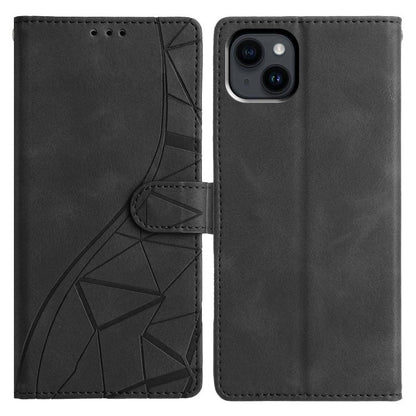 Triangles Embossed Leather Phone Case