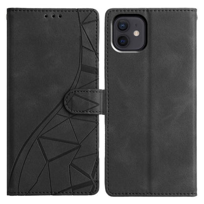 Triangles Embossed Leather Phone Case
