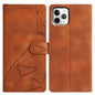 Triangles Embossed Leather Phone Case
