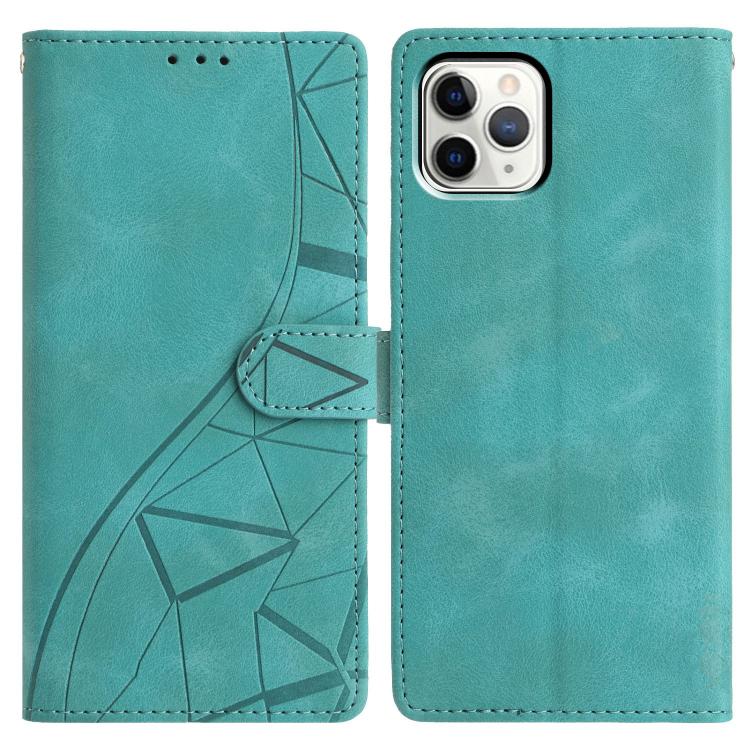 Triangles Embossed Leather Phone Case