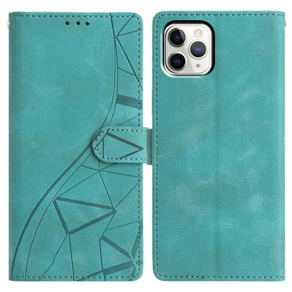 Triangles Embossed Leather Phone Case
